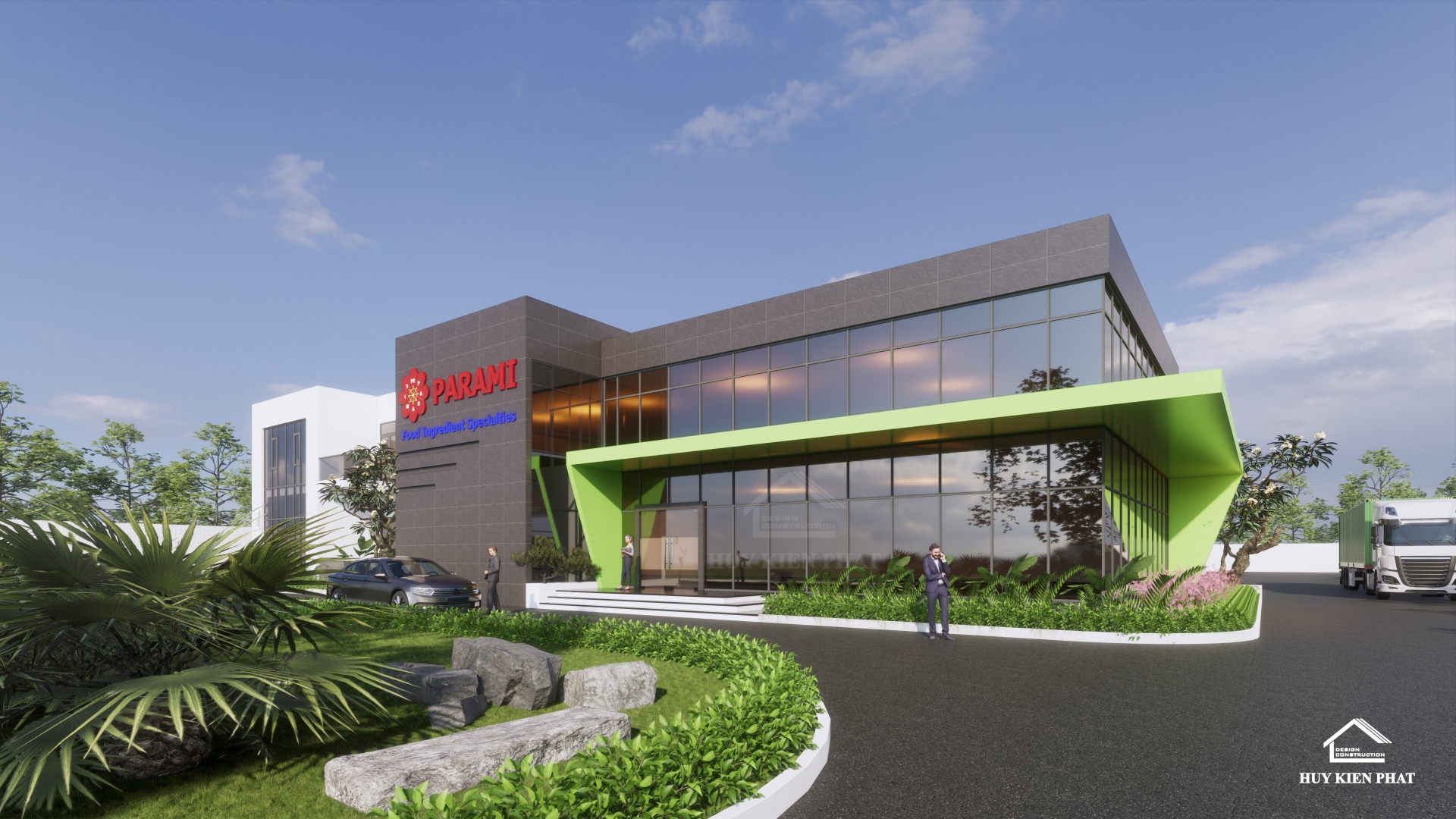 mẫu nhà mái thái 1 tầng siêu đẹp, công năng đầy đủ