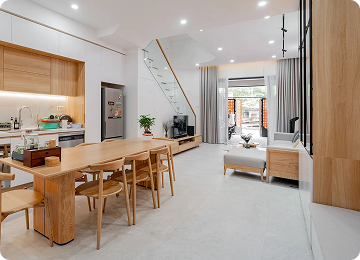 nội thất nhà phố thái 6 tầng siêu đẹp, công năng đầy đủ